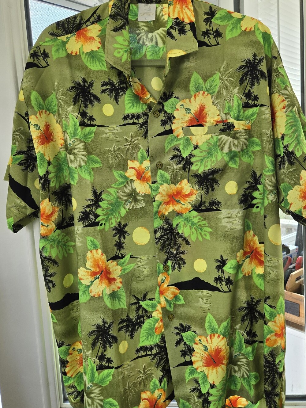 Vintage Rima Caribbean Tropical Floral Shirt - Hawaiian Button-Up Men's XL